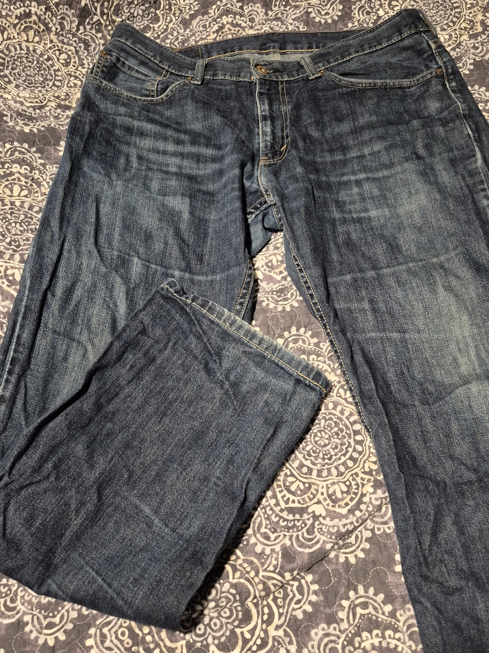 Levi's Men's Indigo Straight-Leg Jeans